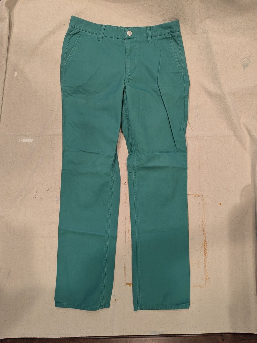 Bonobos Men's Green Straight-Leg Chinos 31/32